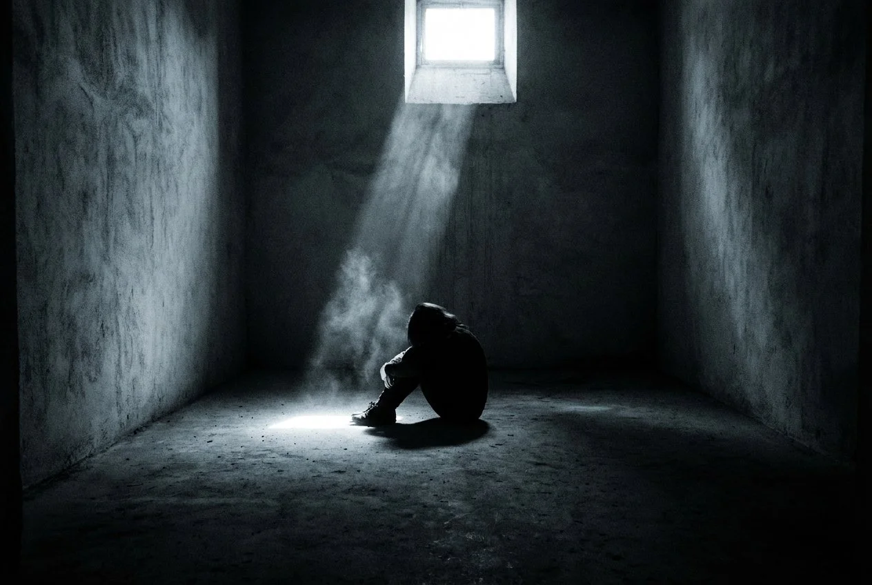Fear often feels like a quiet room where the walls are closing in.